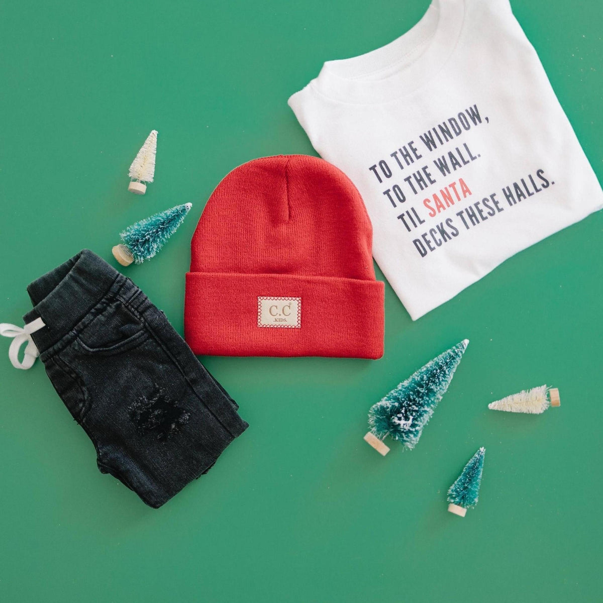 CC Kids Classic Unisex Ribbed Beanies Hats - Truly Contagious