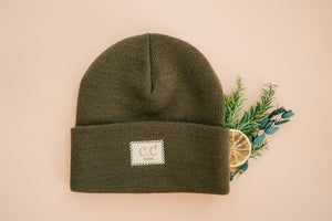 CC Kids Classic Unisex Ribbed Beanies Hats - Truly Contagious