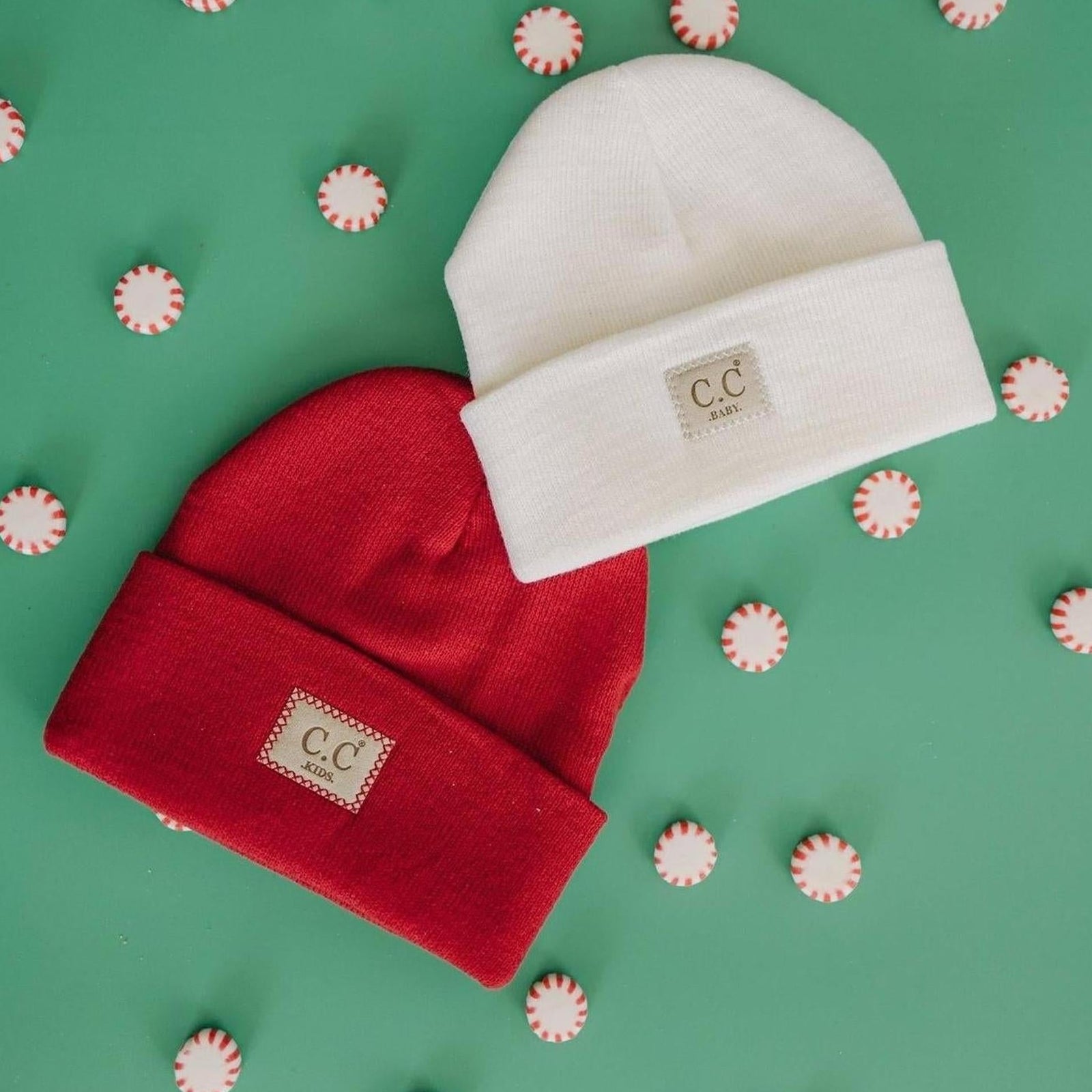 CC Kids Classic Unisex Ribbed Beanies Hats - Truly Contagious