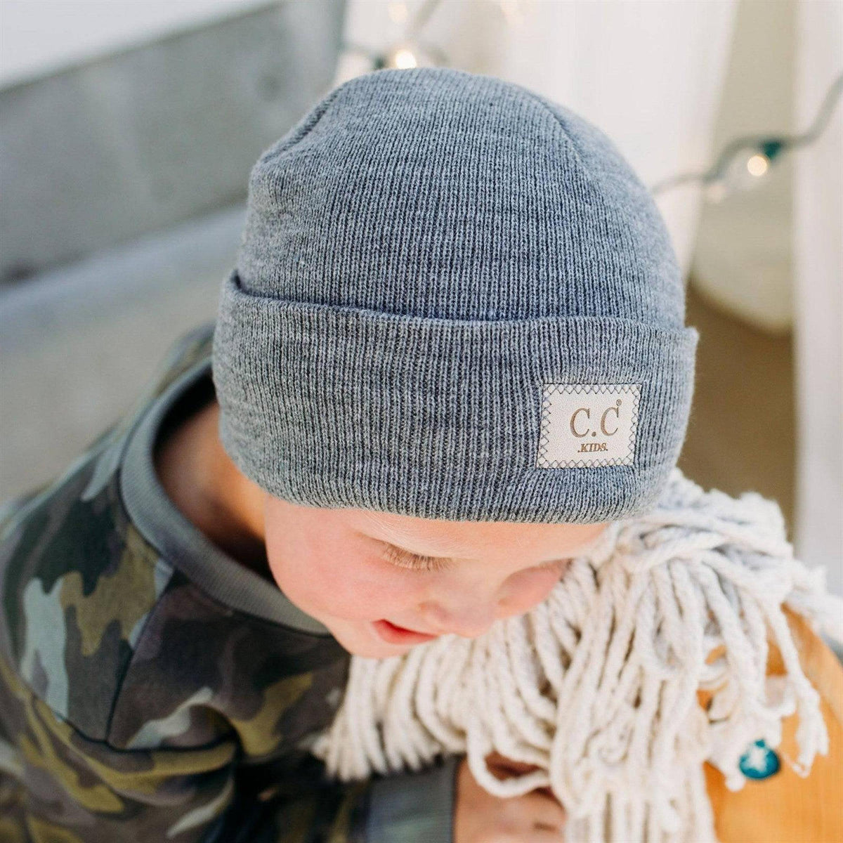 CC Kids Classic Unisex Ribbed Beanies Hats - Truly Contagious