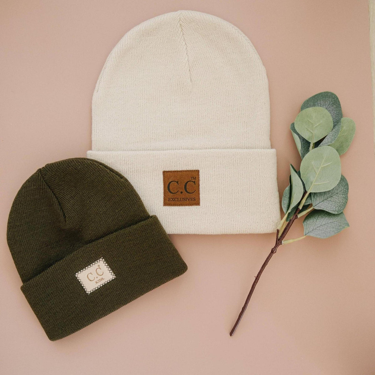 CC Kids Classic Unisex Ribbed Beanies Hats - Truly Contagious