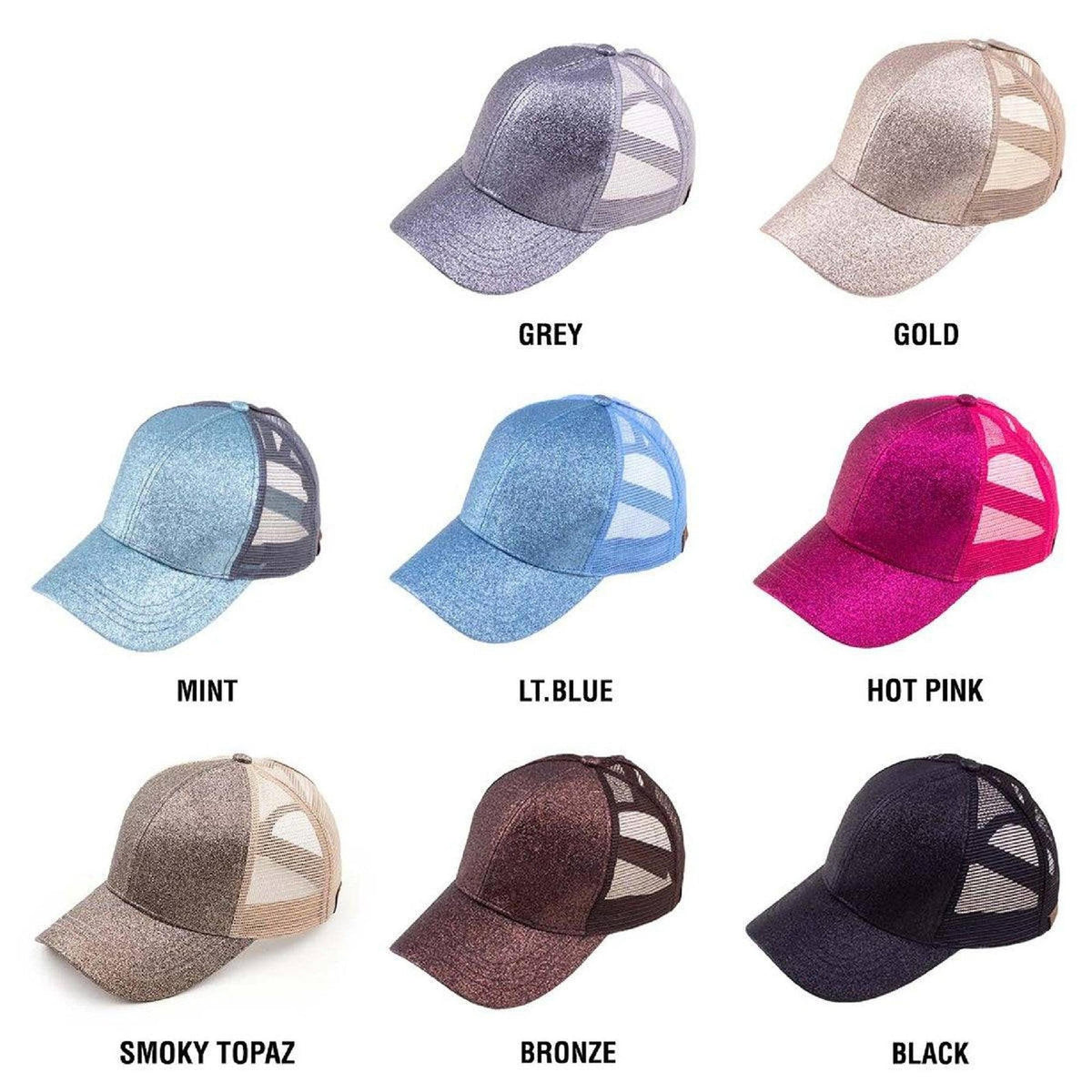 CC Kids Glitter Pony Caps - Truly Contagious