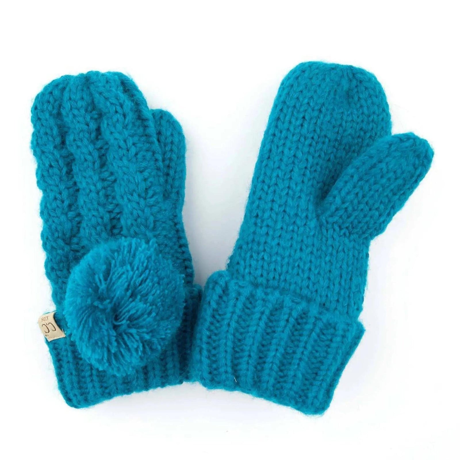 CC Kids Pom Mittens - Truly Contagious