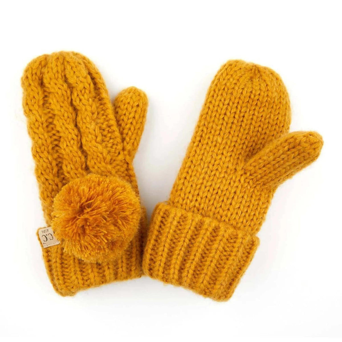 CC Kids Pom Mittens - Truly Contagious