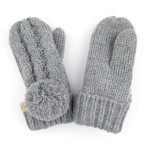 CC Kids Pom Mittens - Truly Contagious
