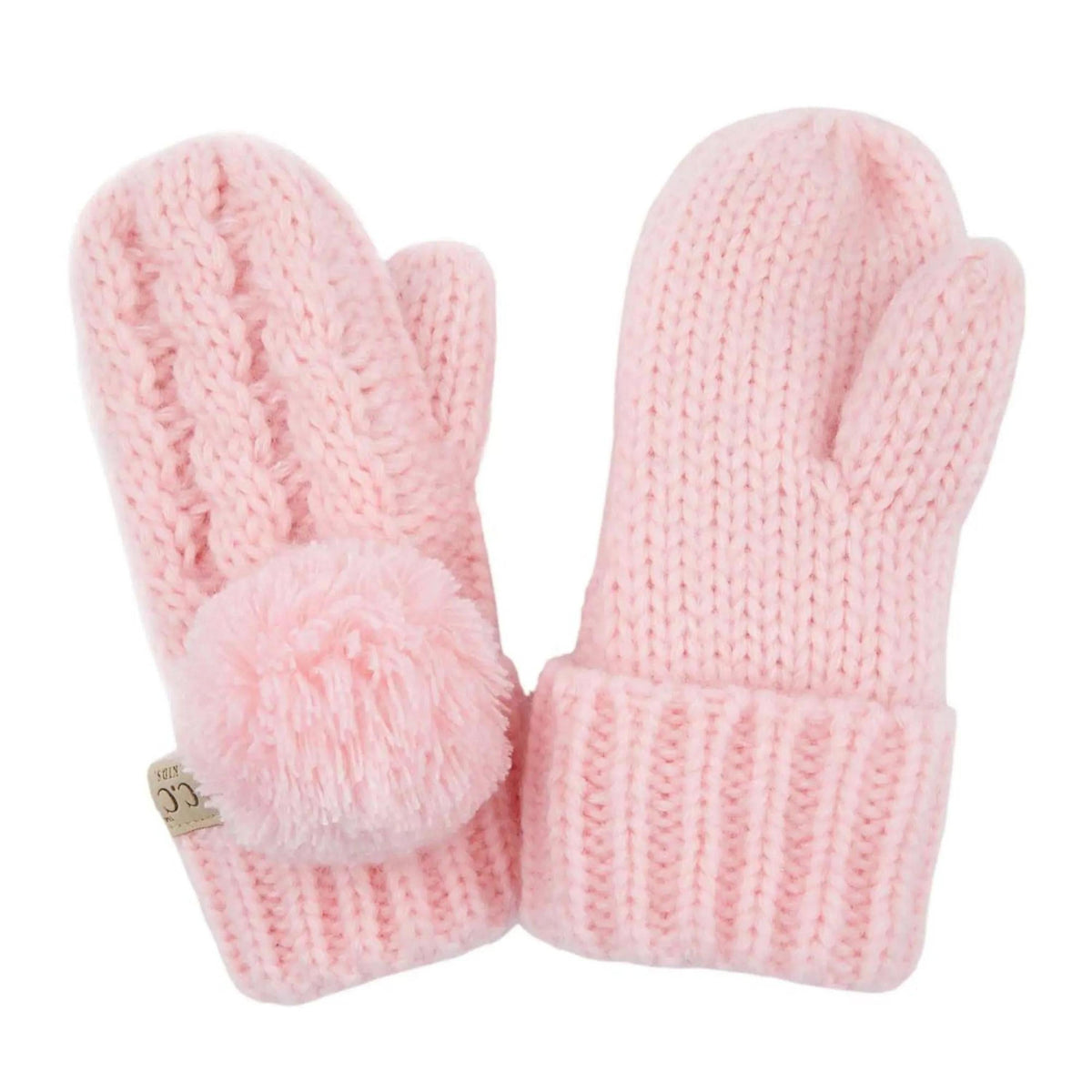 CC Kids Pom Mittens - Truly Contagious