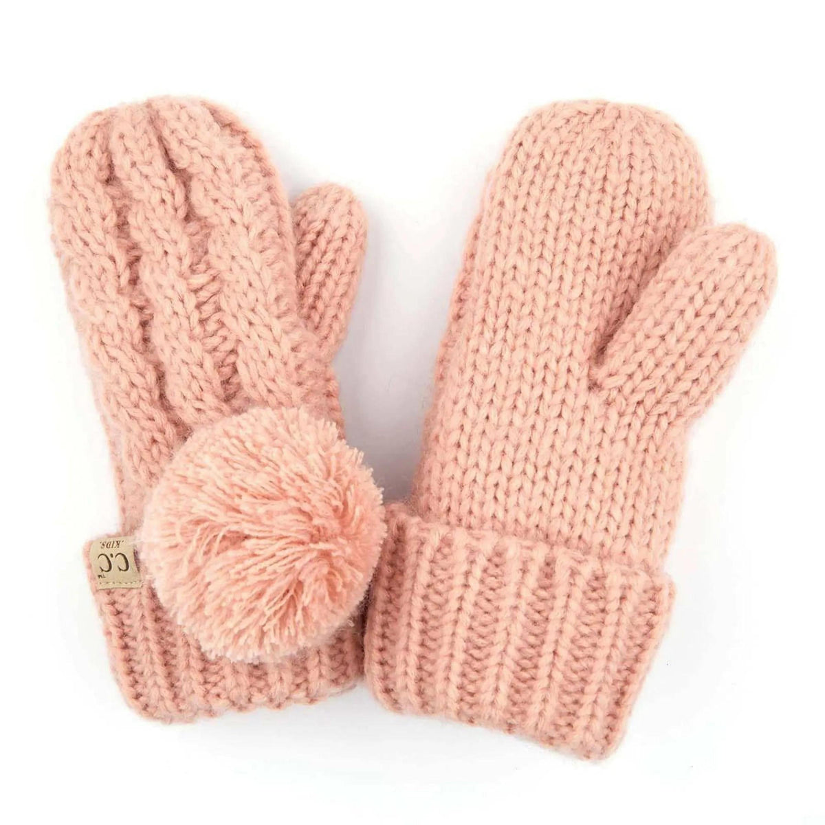 CC Kids Pom Mittens - Truly Contagious