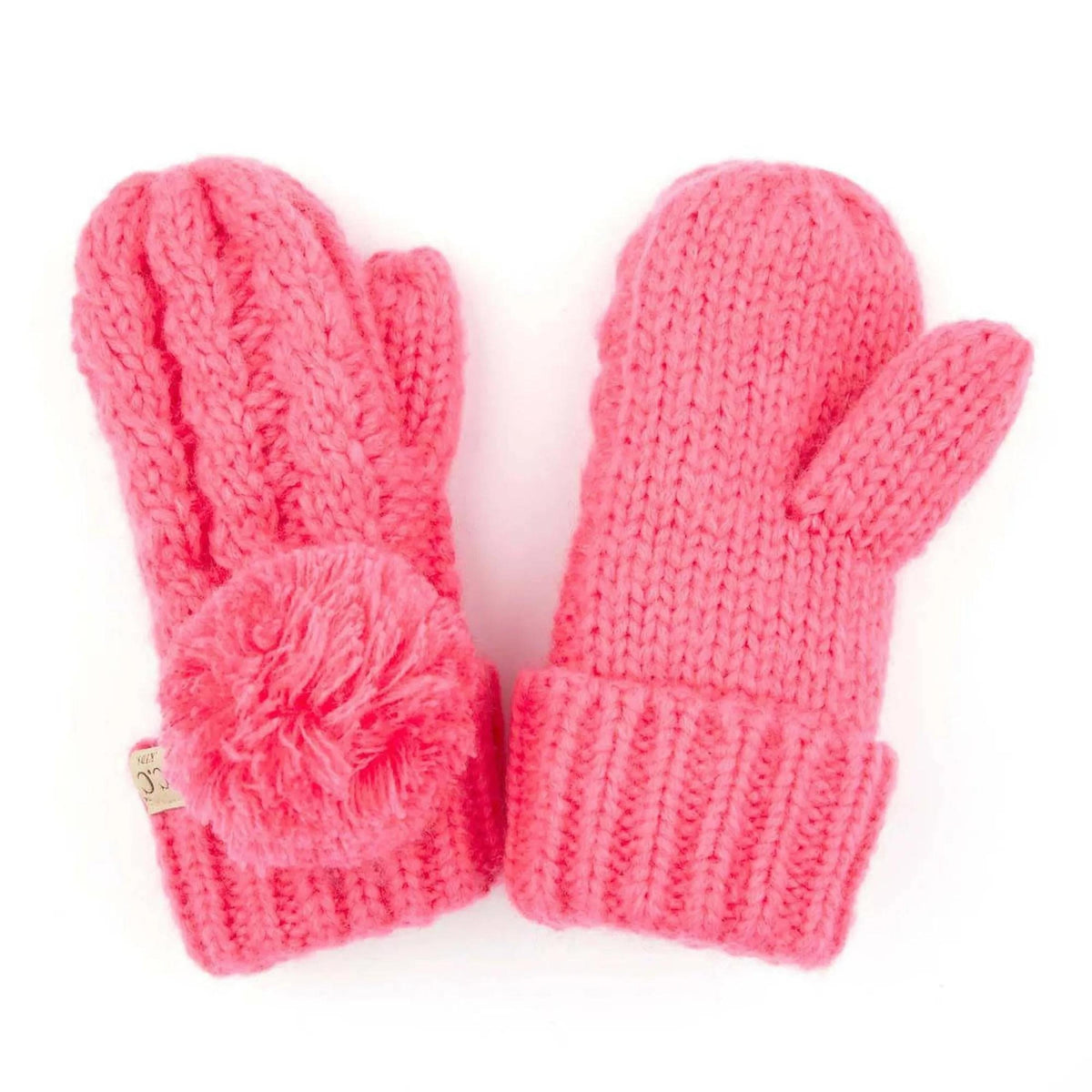 CC Kids Pom Mittens - Truly Contagious