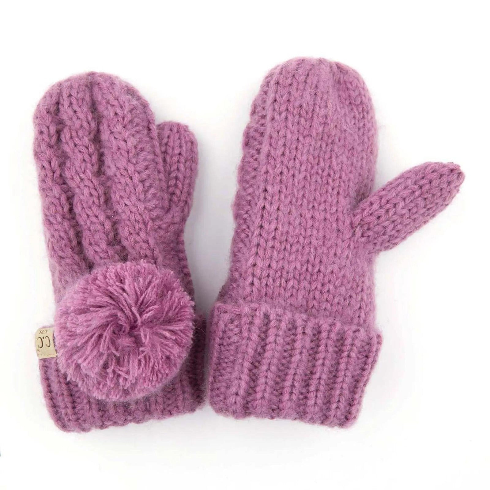 CC Kids Pom Mittens - Truly Contagious
