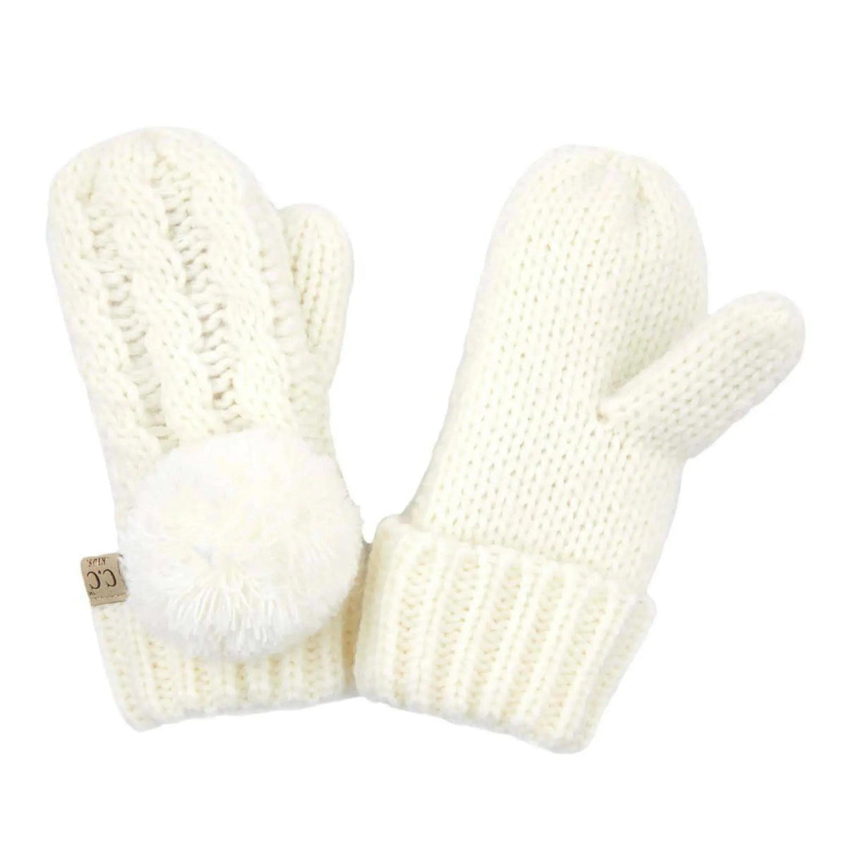 CC Kids Pom Mittens - Truly Contagious