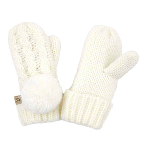 CC Kids Pom Mittens - Truly Contagious