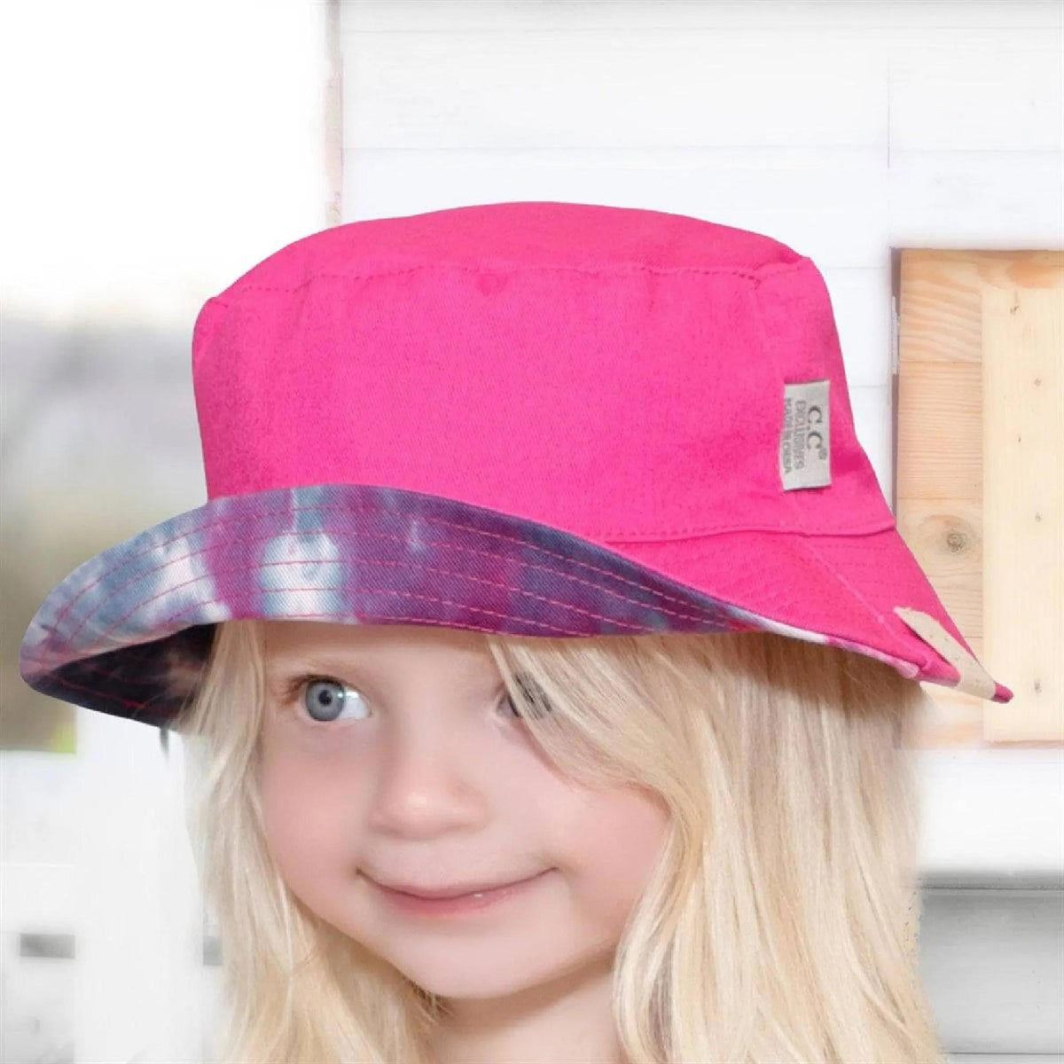 CC Kids Reversible Tie - Dye Bucket Hat - Truly Contagious