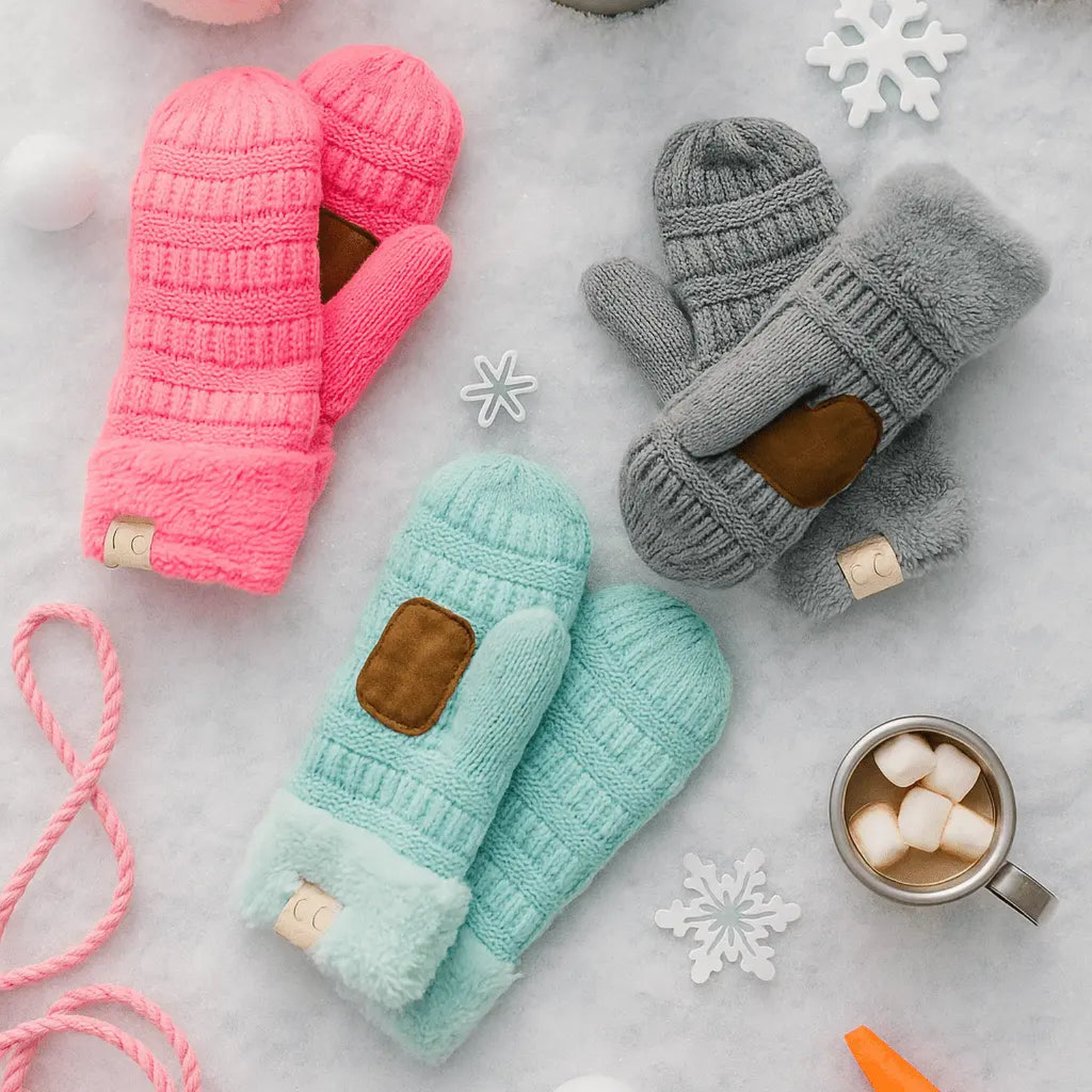 CC Kids Sherpa Lined Mittens - Truly Contagious