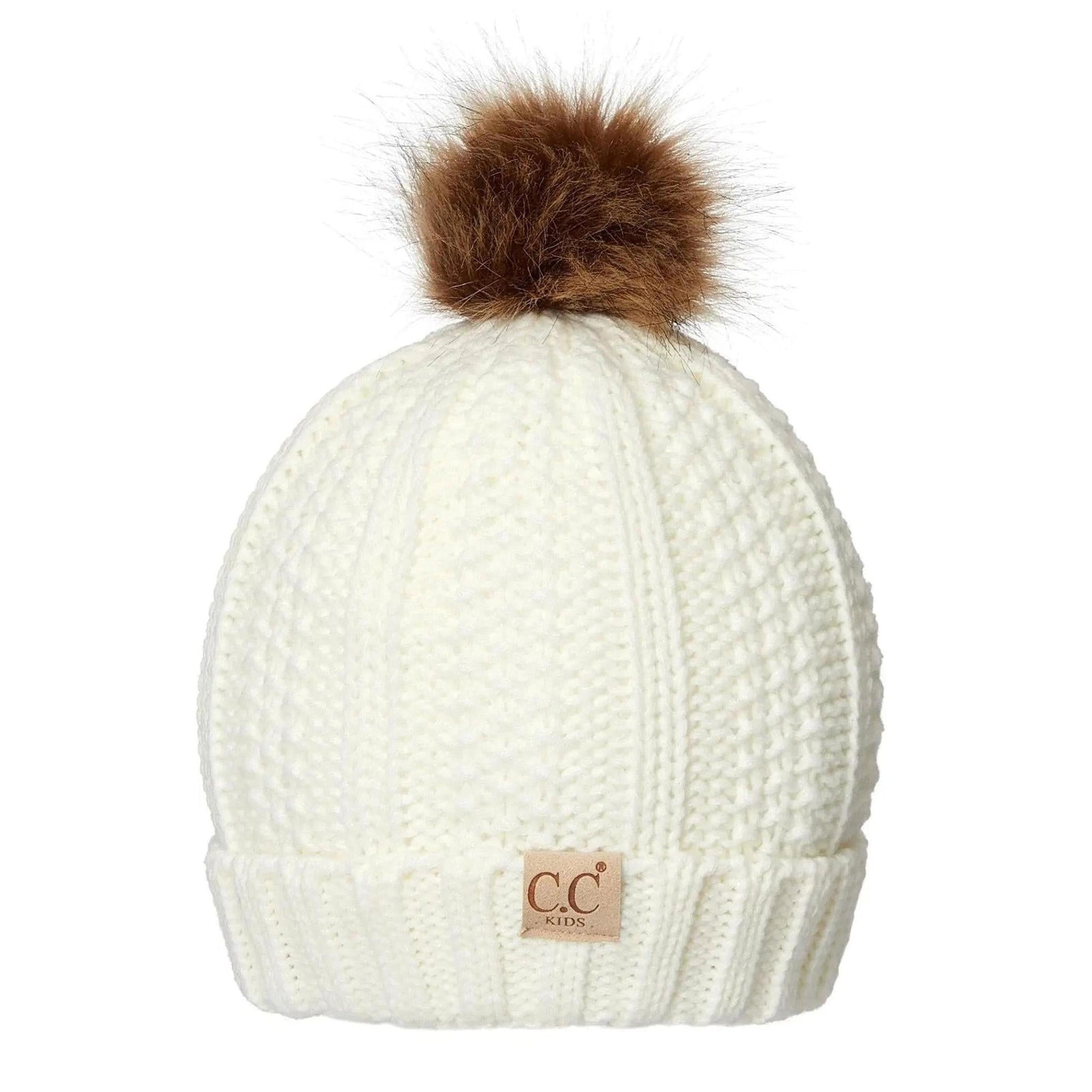 CC Kids Trending Pom Lined Beanies Hats - Truly Contagious