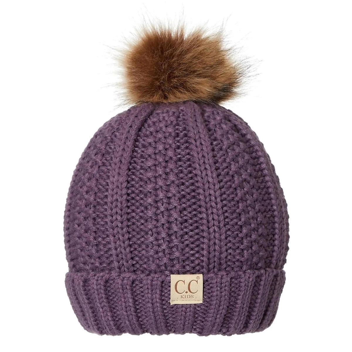 CC Kids Trending Pom Lined Beanies Hats - Truly Contagious