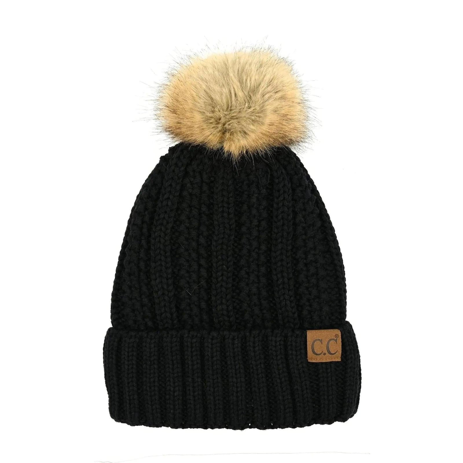 CC Kids Trending Pom Lined Beanies Hats - Truly Contagious