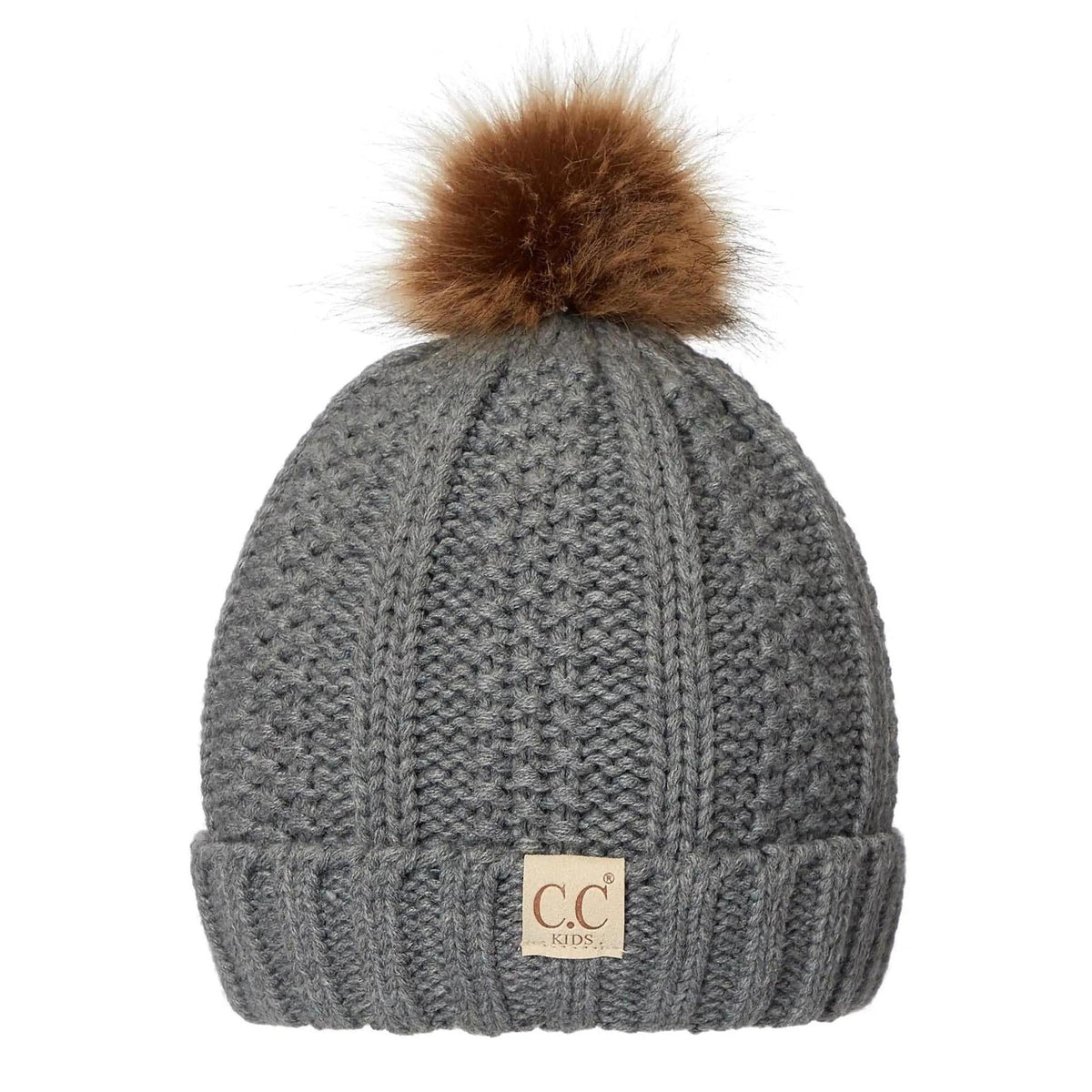 CC Kids Trending Pom Lined Beanies Hats - Truly Contagious