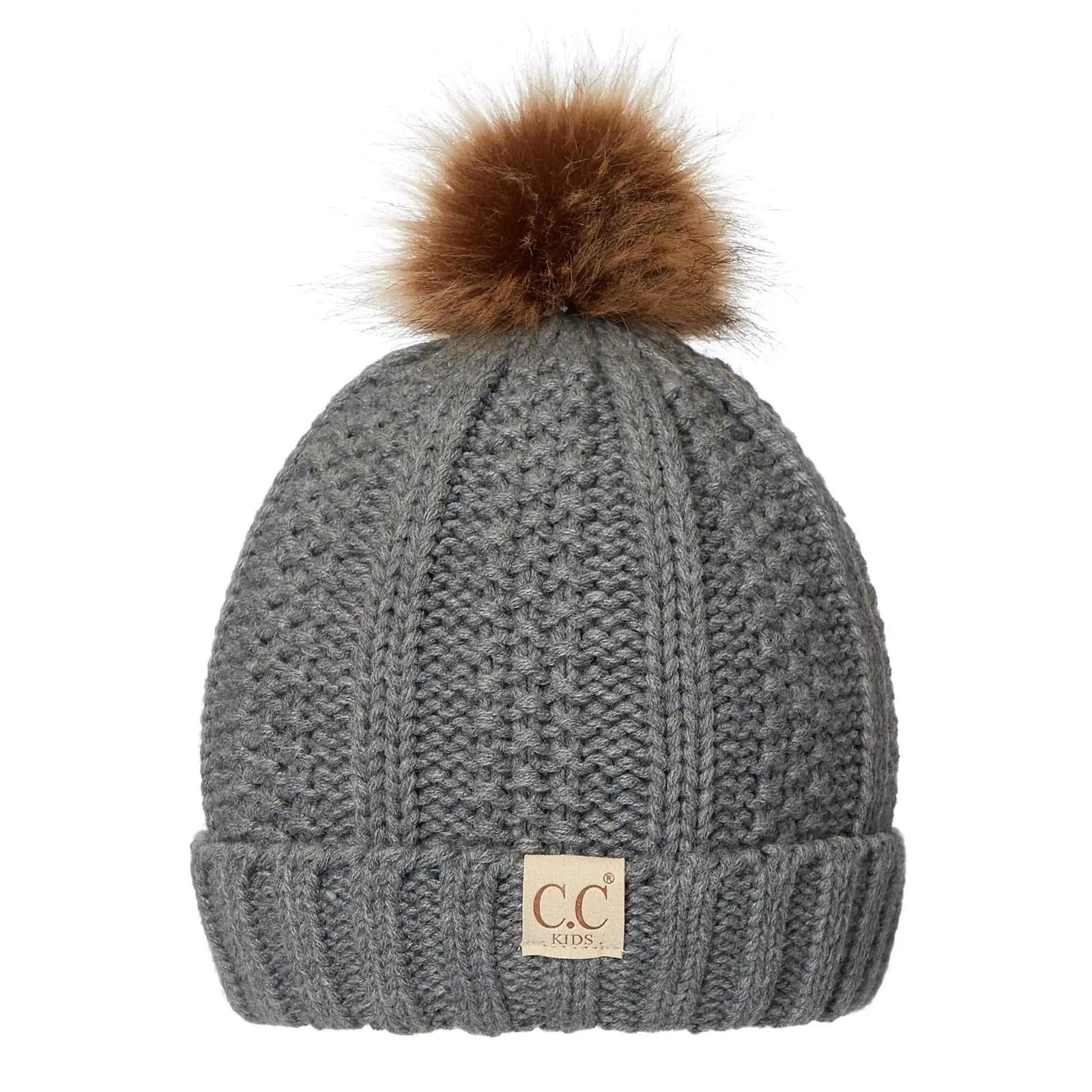 CC Kids Trending Pom Lined Beanies Hats - Truly Contagious