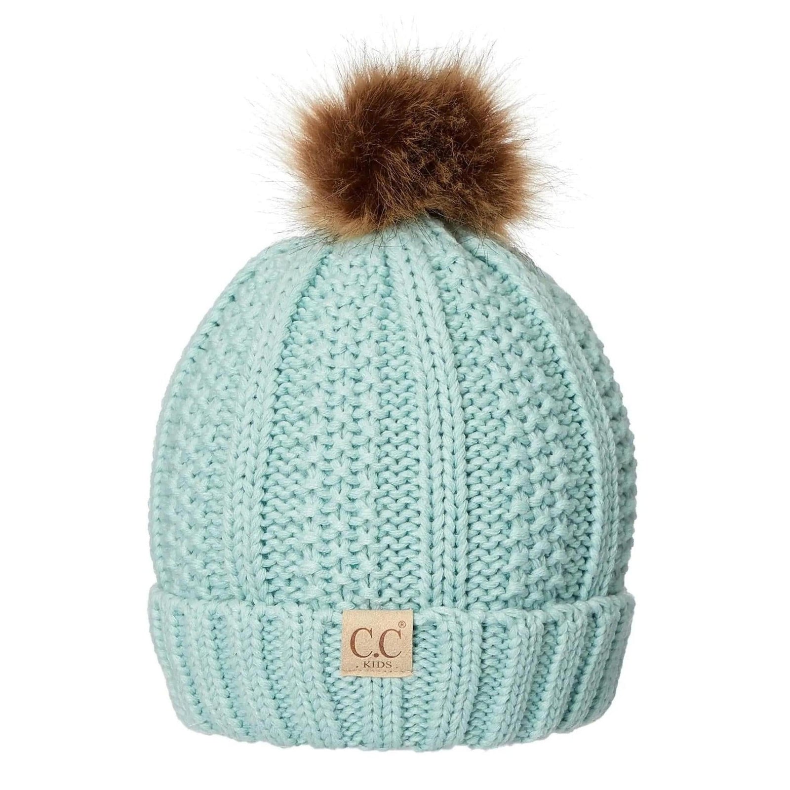 CC Kids Trending Pom Lined Beanies Hats - Truly Contagious