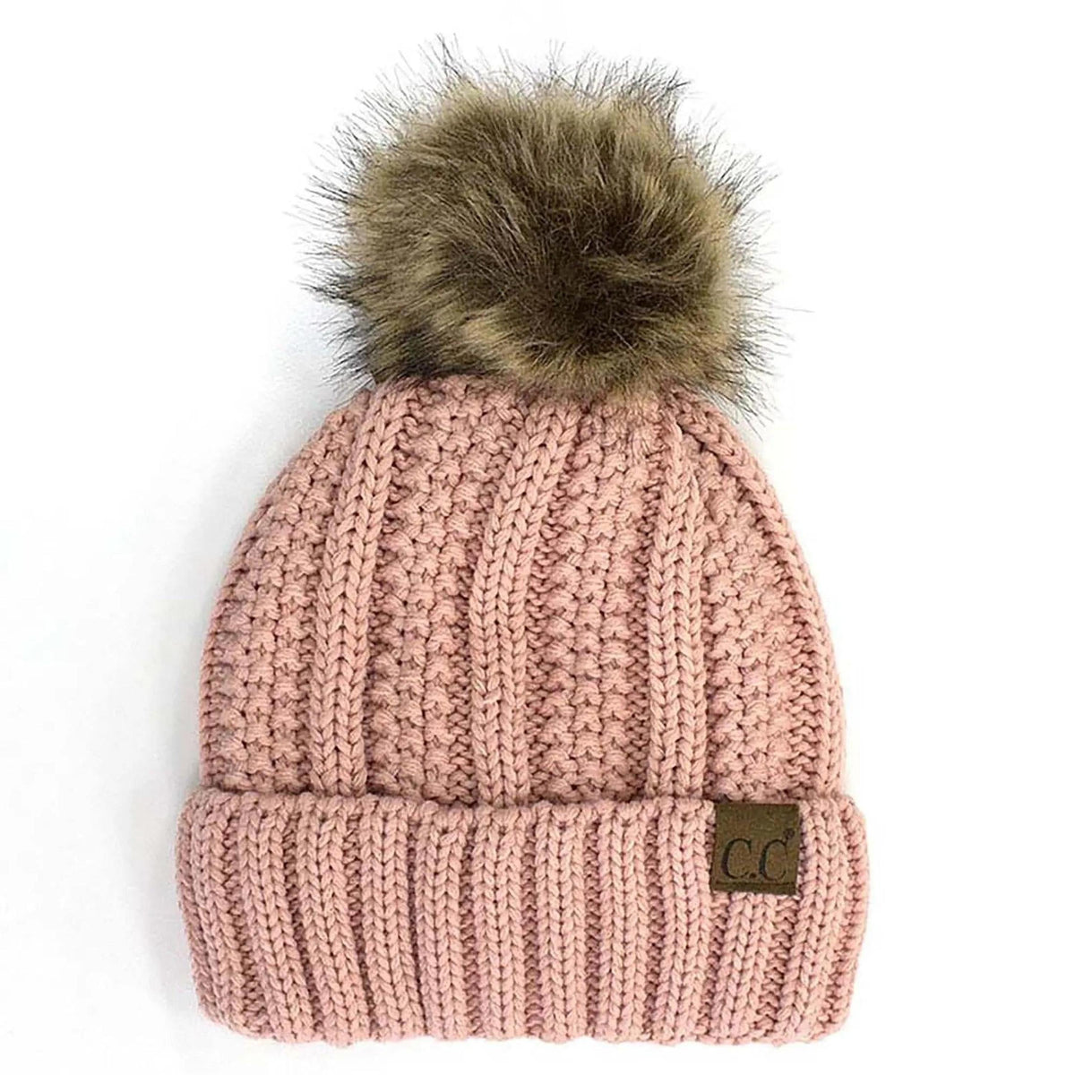 CC Kids Trending Pom Lined Beanies Hats - Truly Contagious