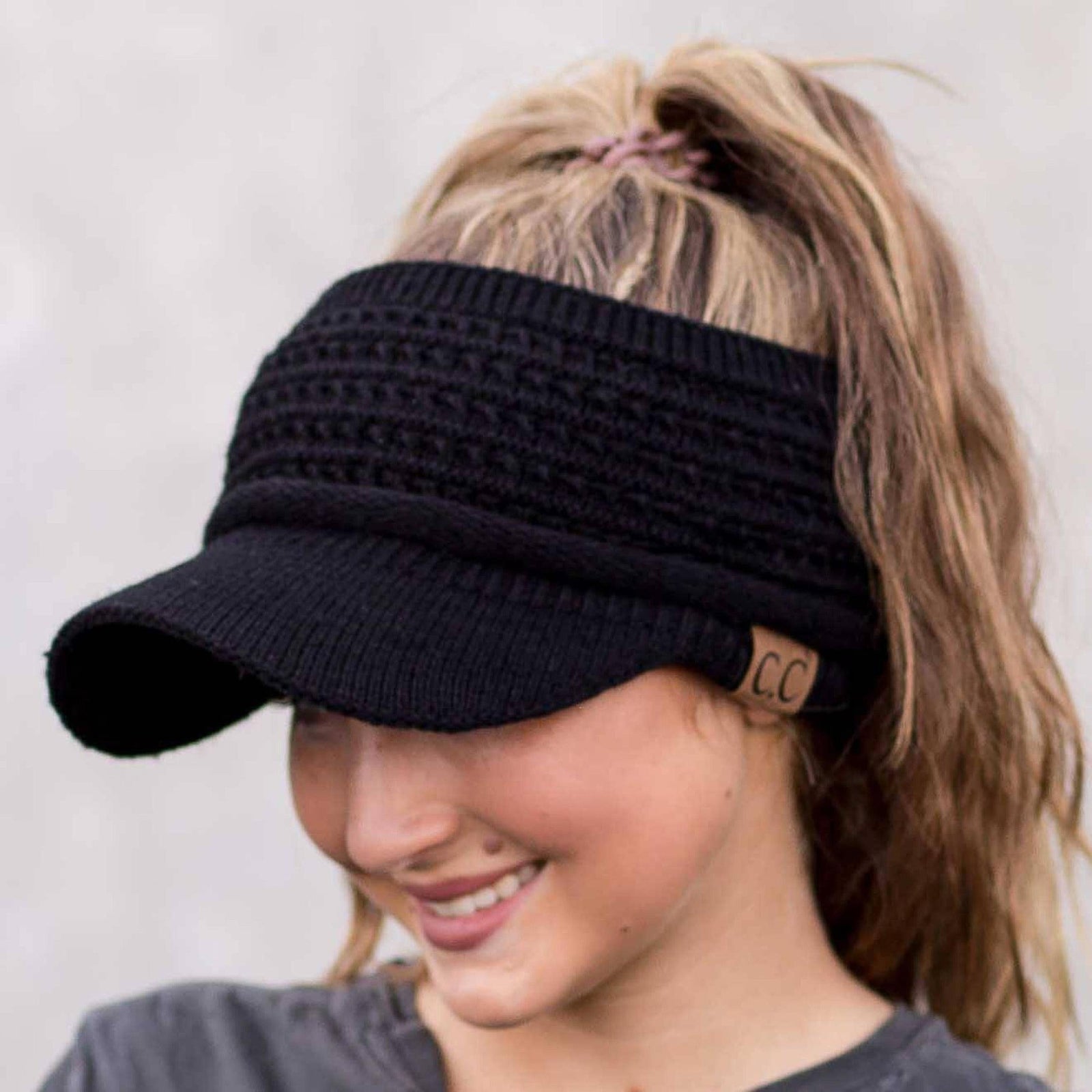 CC Knitted Visor - Truly Contagious