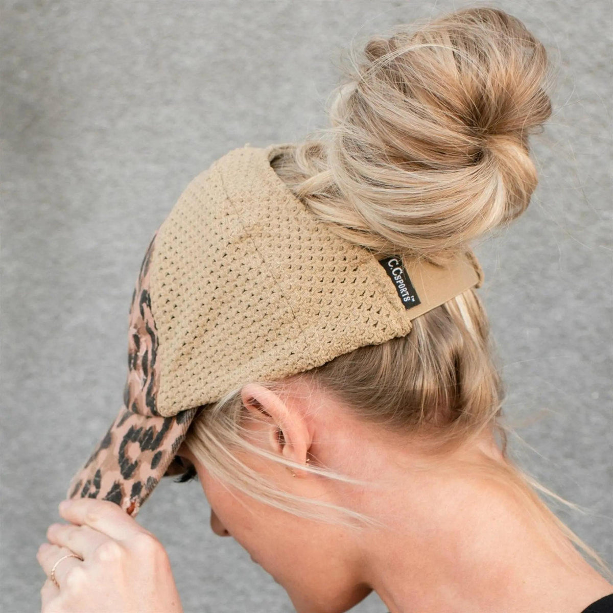 CC Leopard Women Hats Extremely Comfy Fit Ponytail Cap - Truly Contagious