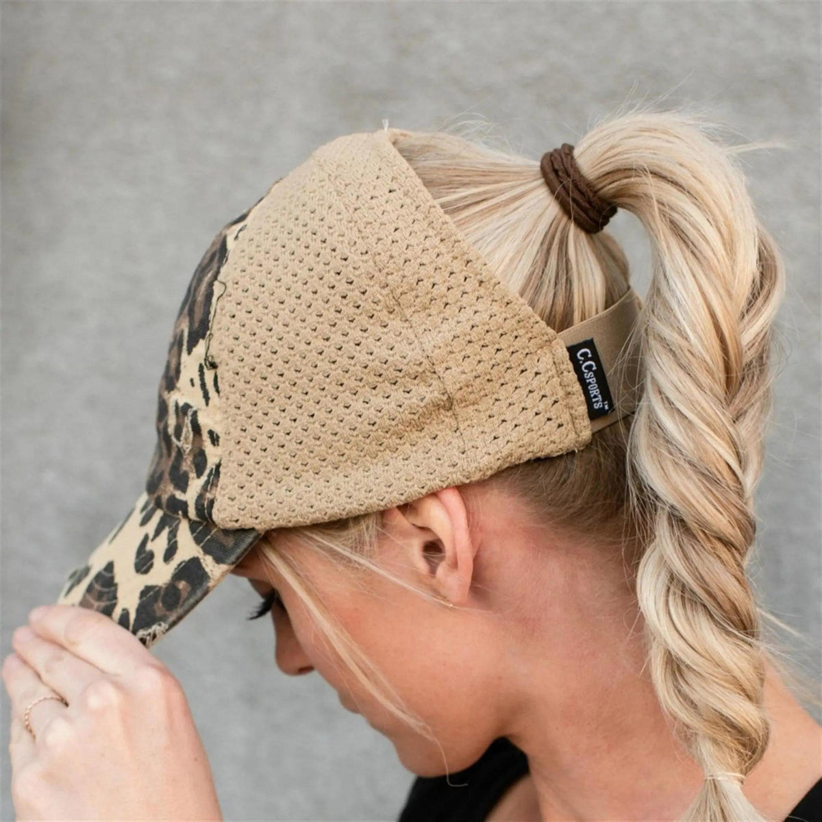 CC Leopard Women Hats Extremely Comfy Fit Ponytail Cap - Truly Contagious