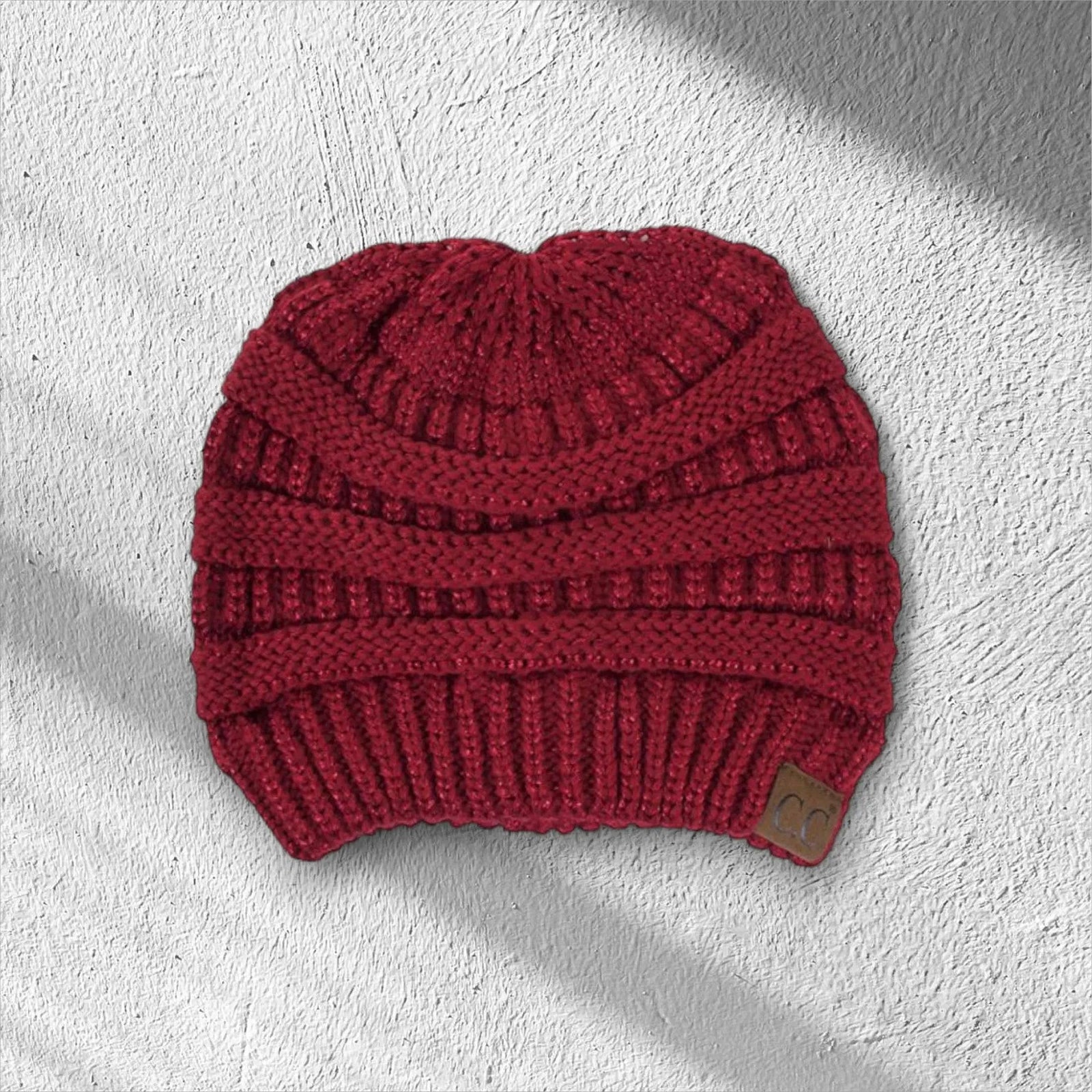 C.C® Metallic Cable - Knit Beanie - Unisex Shimmer Winter Hat, Soft Acrylic, One Size - Truly Contagious