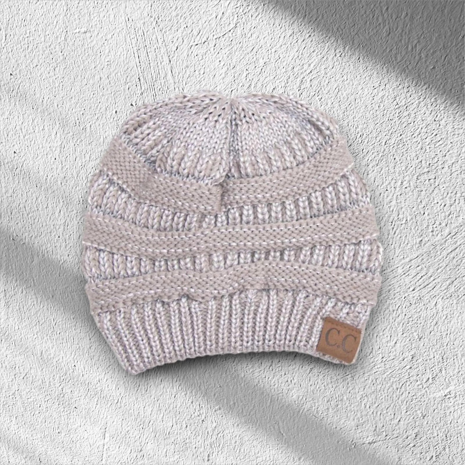 C.C® Metallic Cable - Knit Beanie - Unisex Shimmer Winter Hat, Soft Acrylic, One Size - Truly Contagious