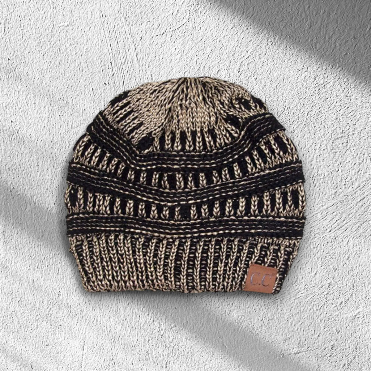 C.C® Metallic Cable - Knit Beanie - Unisex Shimmer Winter Hat, Soft Acrylic, One Size - Truly Contagious
