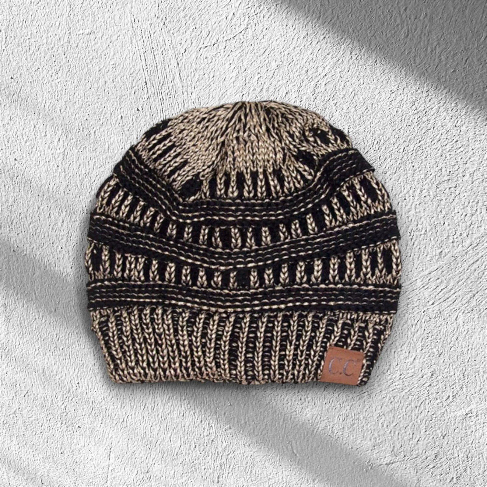 C.C® Metallic Cable - Knit Beanie - Unisex Shimmer Winter Hat, Soft Acrylic, One Size - Truly Contagious