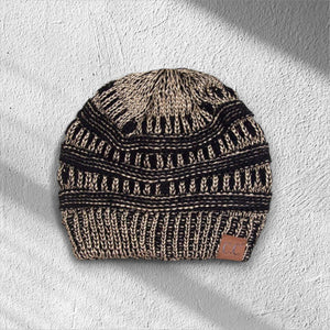 C.C® Metallic Cable - Knit Beanie – Unisex Shimmer Winter Hat, Soft Acrylic, One Size - Truly Contagious