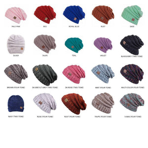 CC Minimalist Slouch Beanies Hats - Truly Contagious