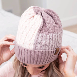 CC Multi - Color Blocking Beanie - Truly Contagious