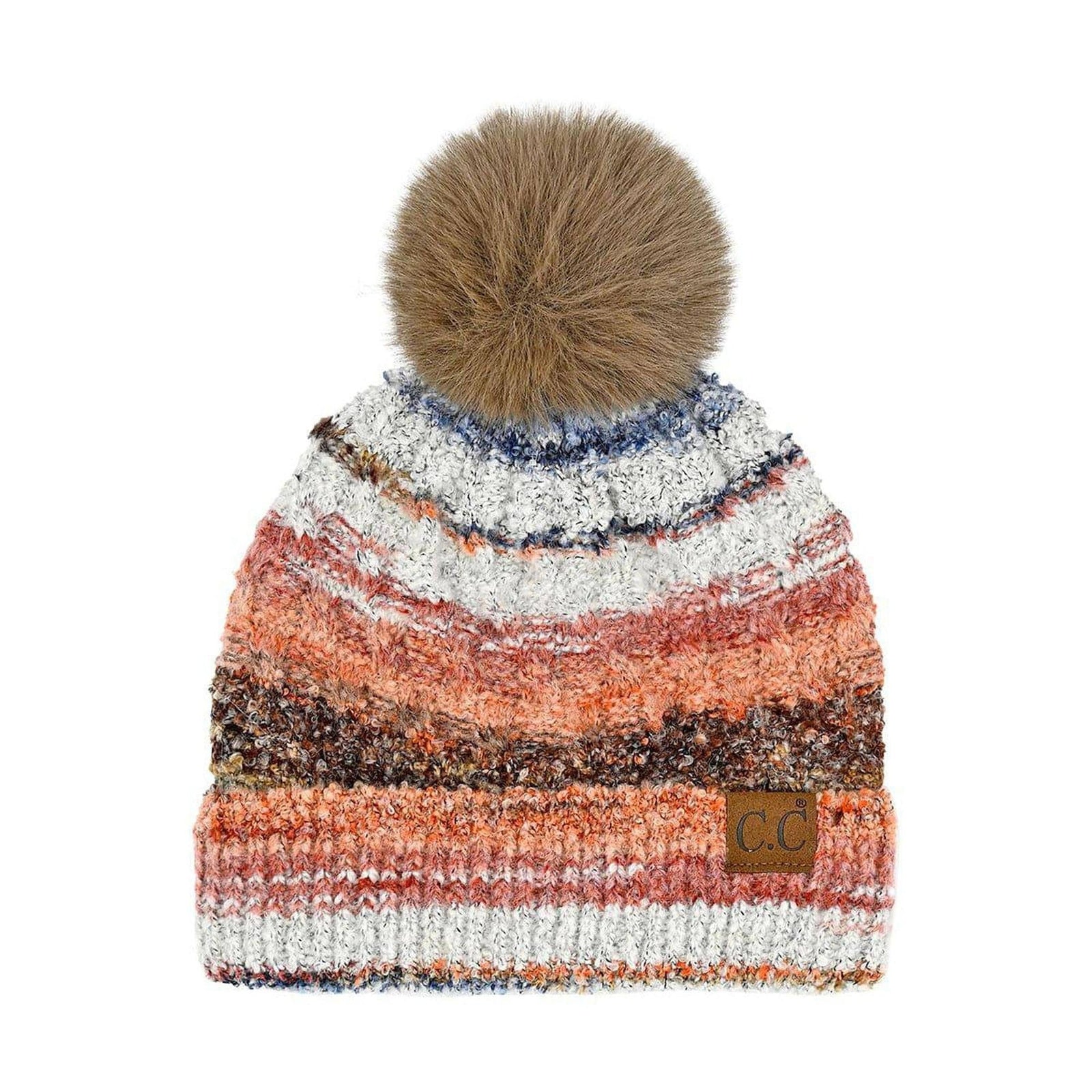 CC Multi Color Space Dye Pom Beanie - Truly Contagious