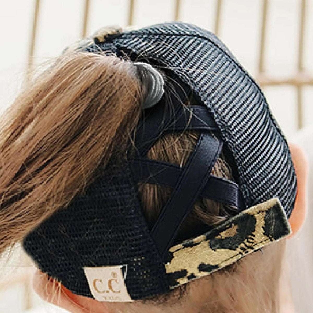 CC Multi - Level Criss Cross Kids and Adult Women's Baseball Ponytail Cap Hat - Truly Contagious