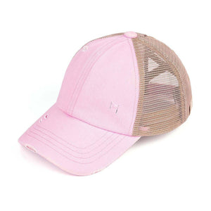 CC Multi - Level Criss Cross Kids and Adult Women's Baseball Ponytail Cap Hat - Truly Contagious