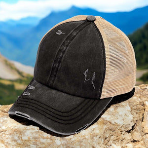 CC Multi - Level Criss Cross Women's Baseball Ponytail Cap Hat - Truly Contagious