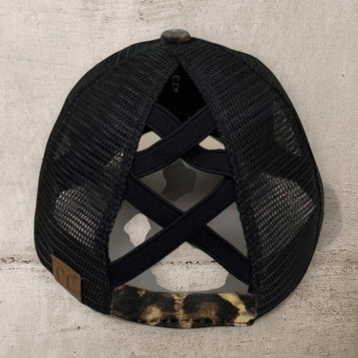 CC Multi - Level Criss Cross Women's Baseball Ponytail Cap Hat - Truly Contagious