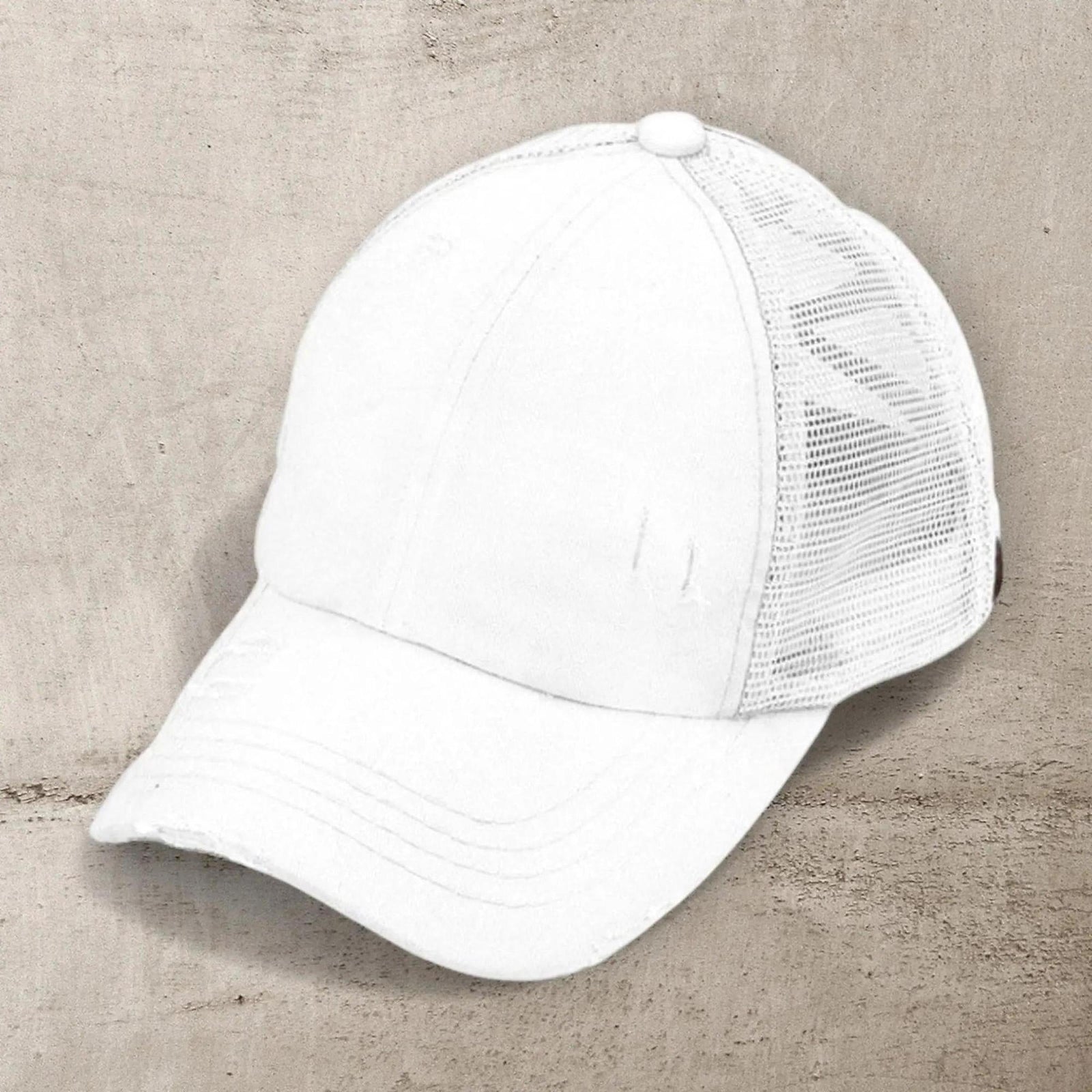 CC Multi - Level Criss Cross Women's Baseball Ponytail Cap Hat - Truly Contagious