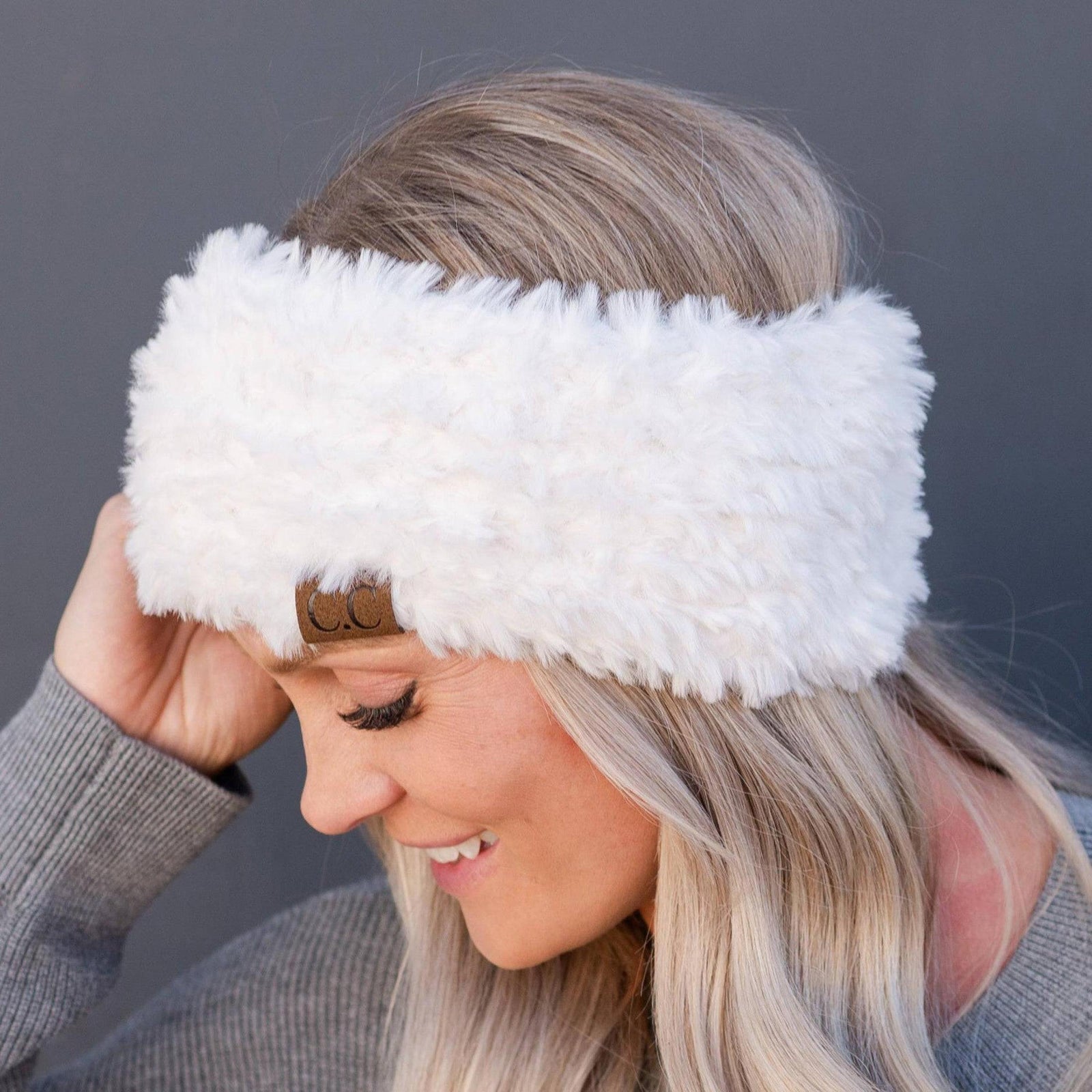 CC Newest Faux Fur Head Wrap - Truly Contagious