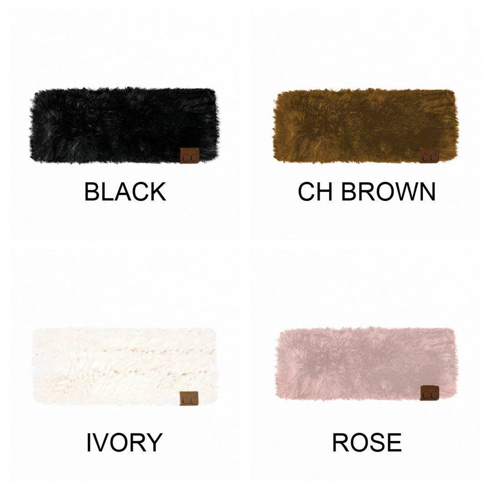 CC Newest Faux Fur Head Wrap - Truly Contagious