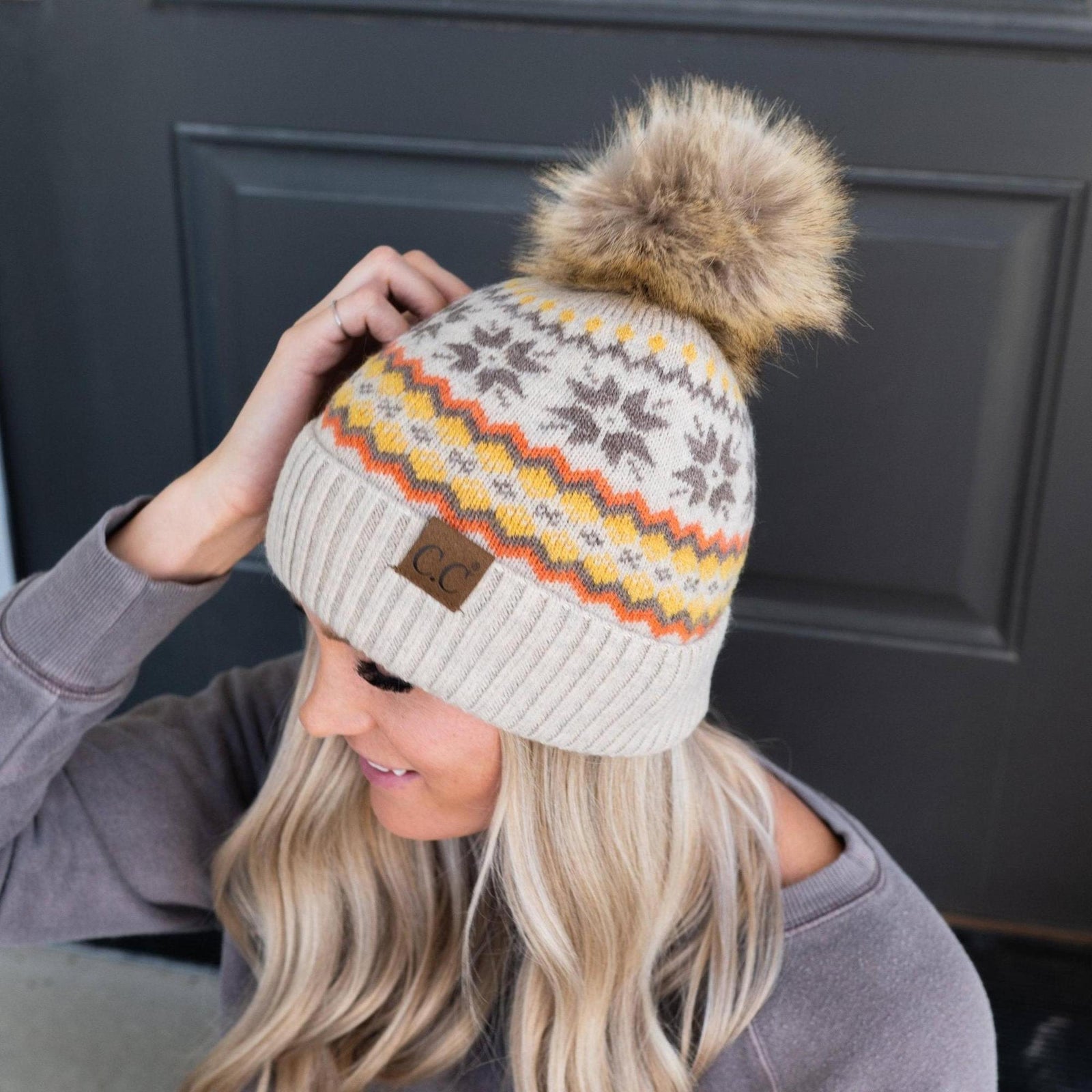 CC Nordic Fair Isle Beanie - Truly Contagious