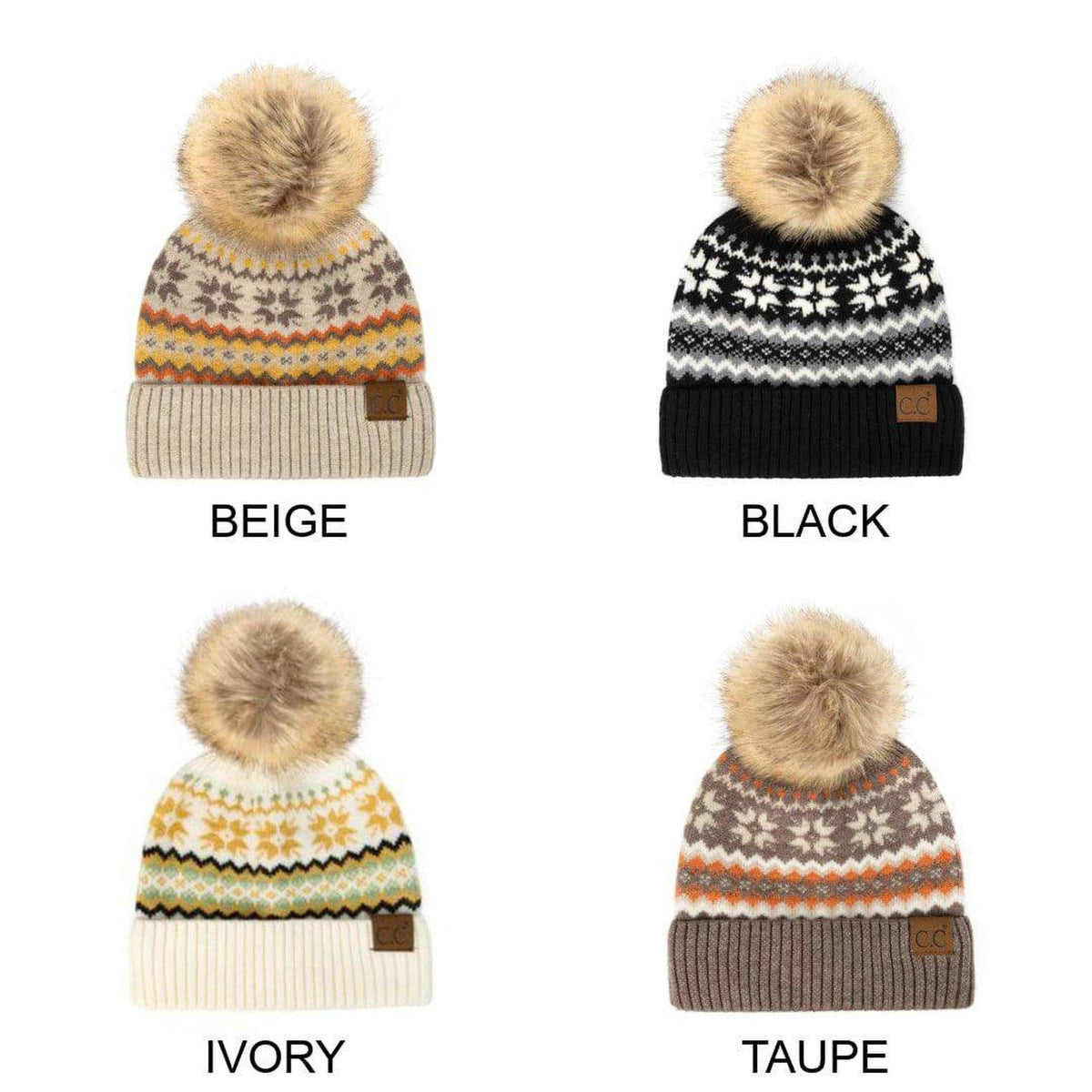 CC Nordic Fair Isle Beanie - Truly Contagious