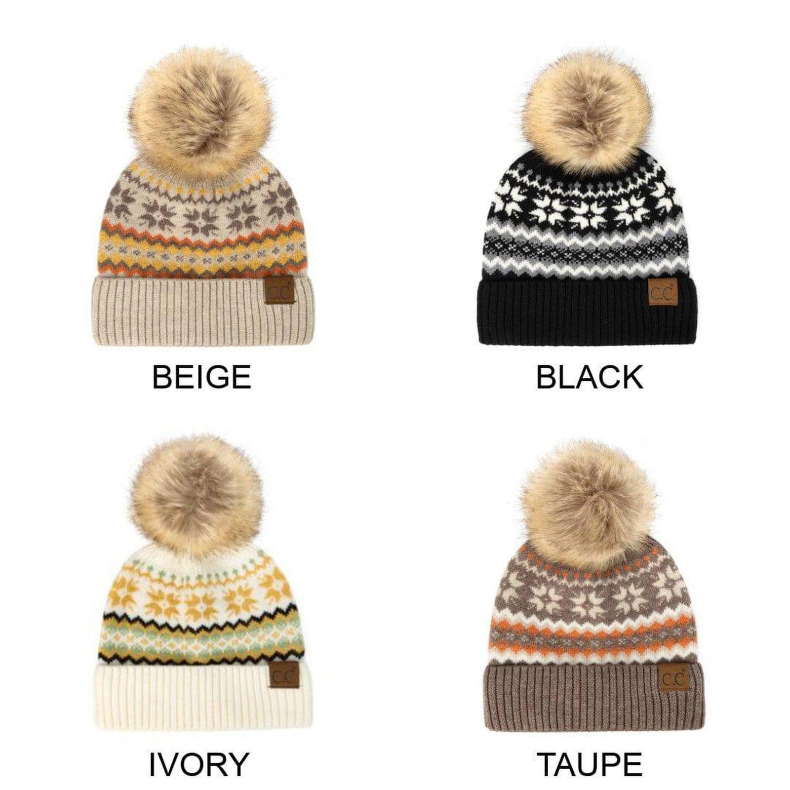 CC Nordic Fair Isle Beanie - Truly Contagious
