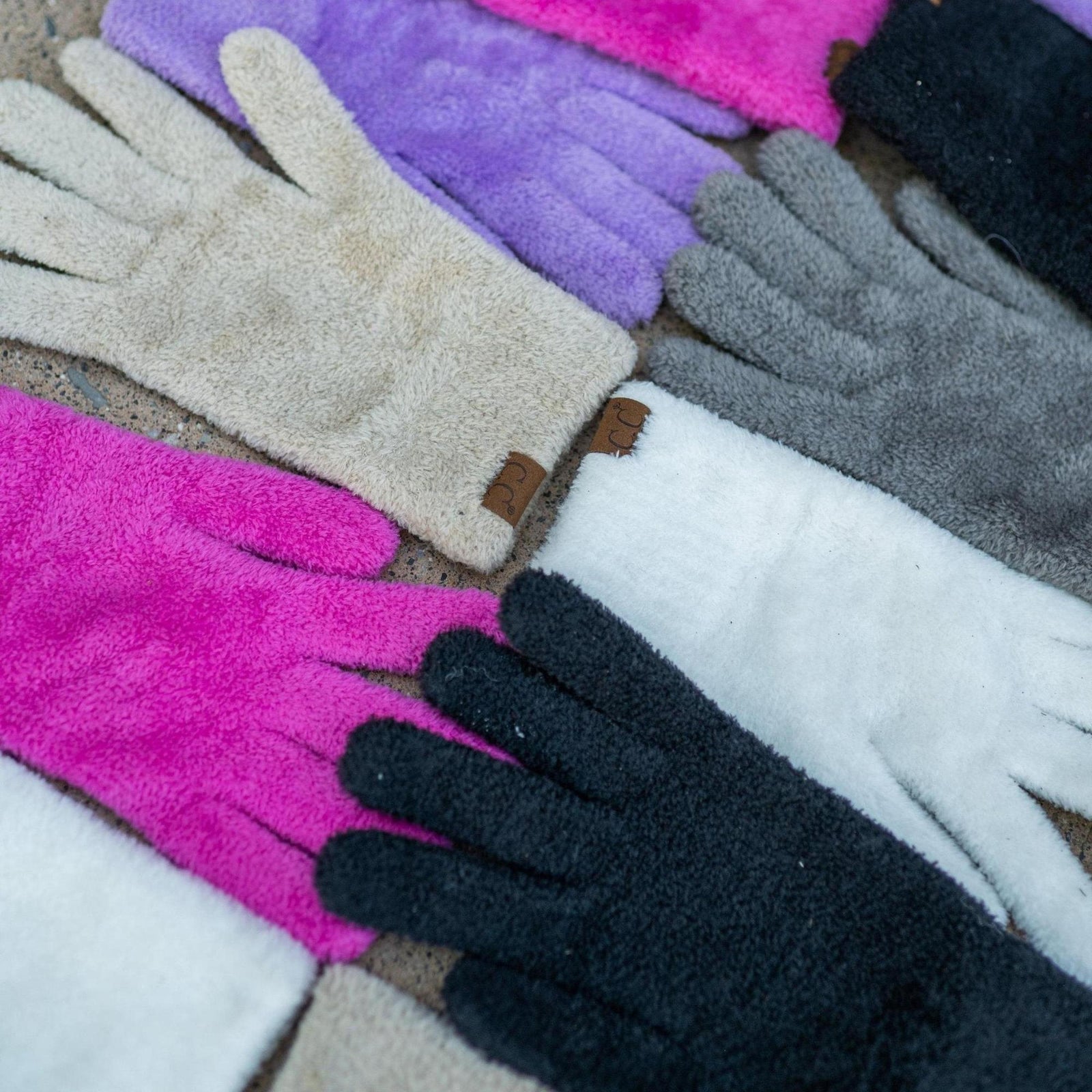 CC Plush Chenille Gloves - Truly Contagious