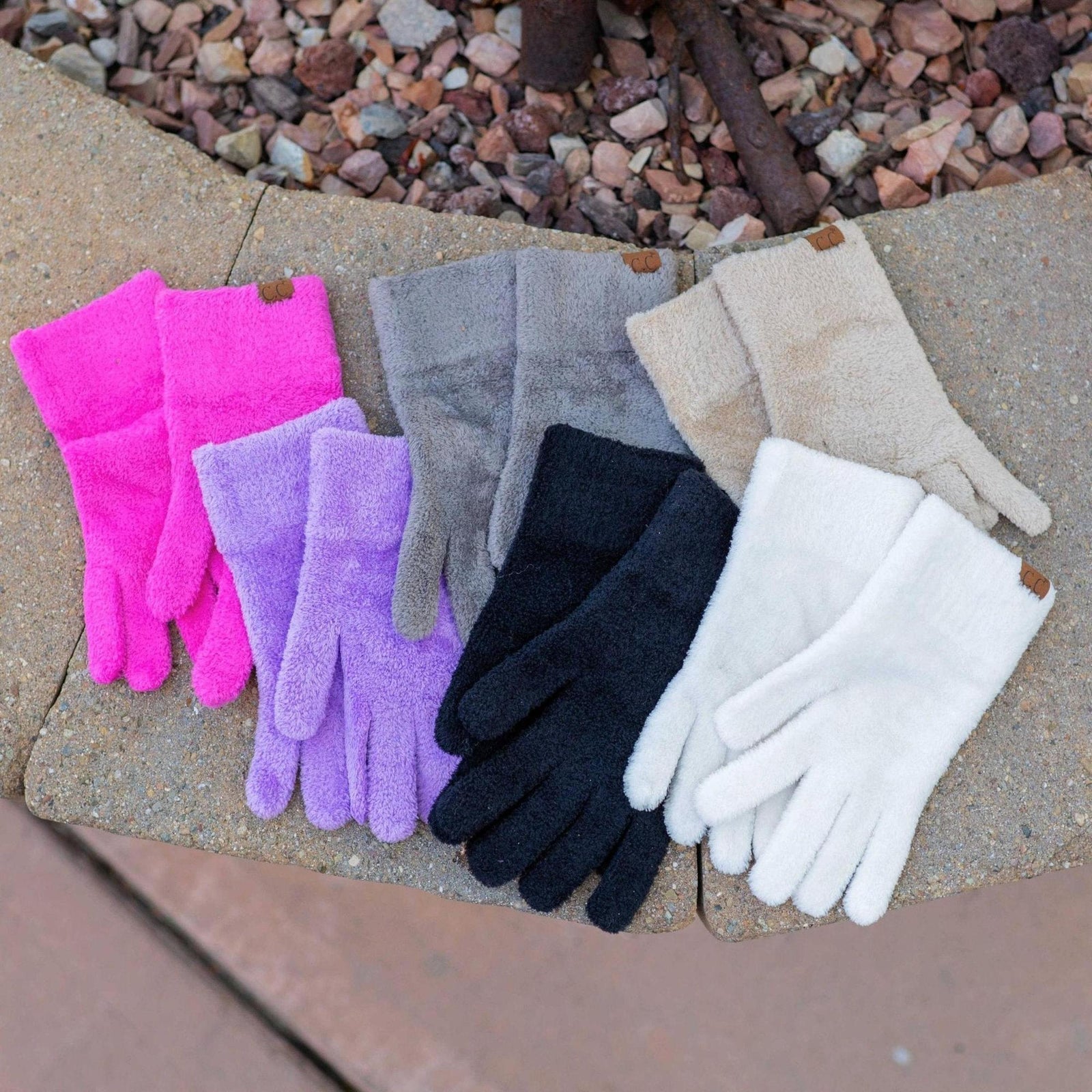CC Plush Chenille Gloves - Truly Contagious