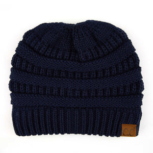 CC Ponytail Messy Bun Youth Kids to Adult Beanies Hats - Truly Contagious