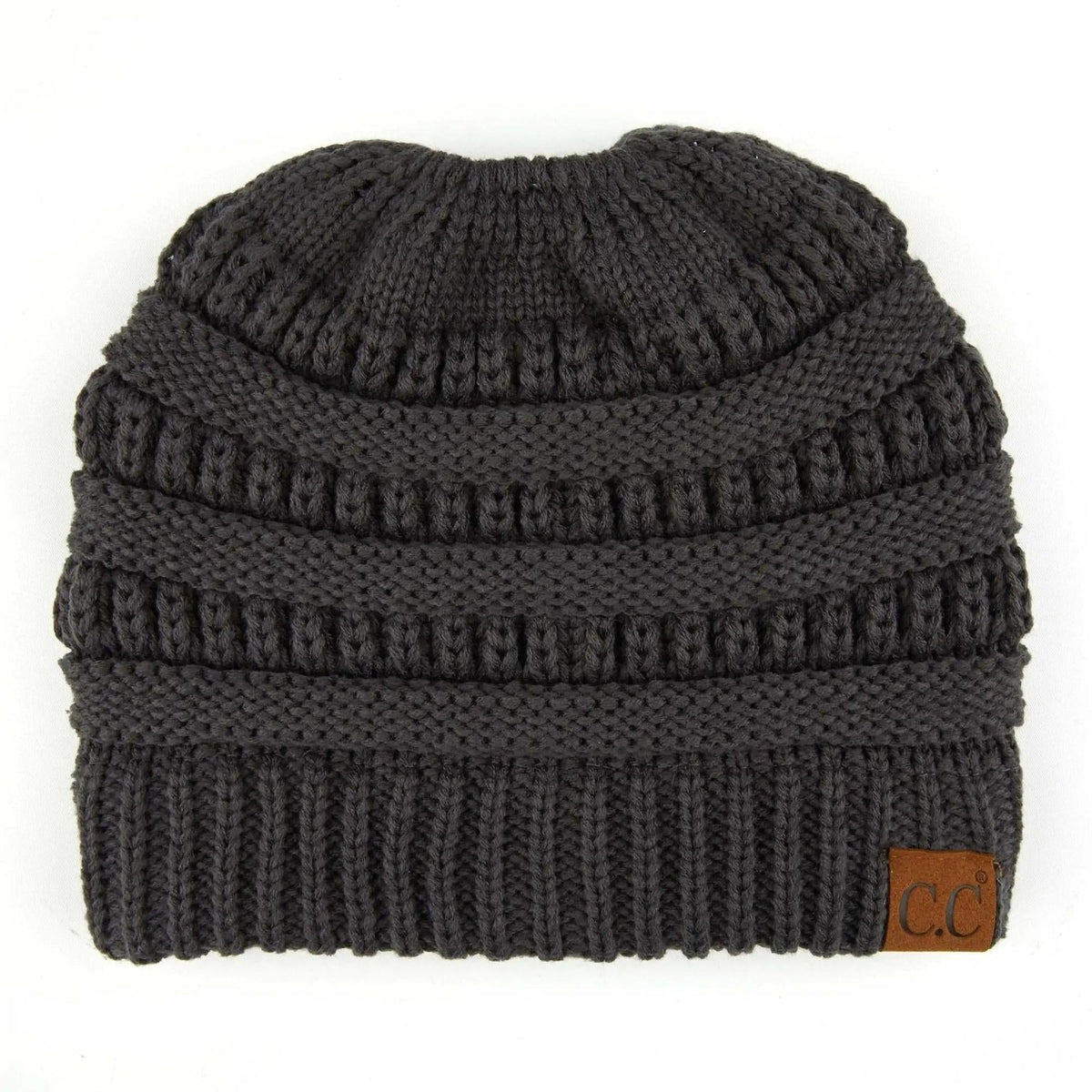 CC Ponytail Messy Bun Youth Kids to Adult Beanies Hats - Truly Contagious