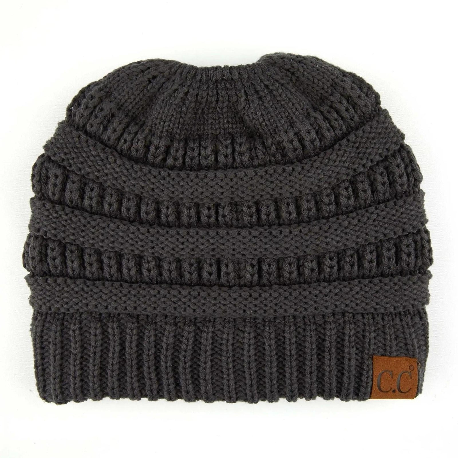 CC Ponytail Messy Bun Youth Kids to Adult Beanies Hats - Truly Contagious